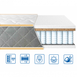 Ортопедичний матрац ULTRA 2В1 Eurosleep