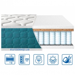 Ортопедичний матрац FRESH SPRING 2В1 Eurosleep